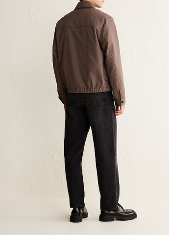 Темно-бежева демісезонна куртка H&M