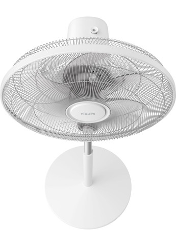 Вентилятор напольный Series 1001, 45см, 47Вт, пульт ДУ, опора круглая, белый Philips (360395705)