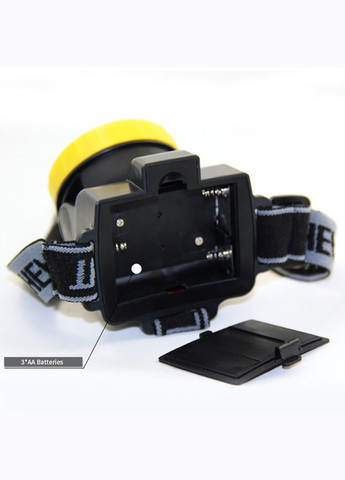 Налобний універсальний ліхтар 20 годин безперервної роботи WT-027 5W із дальністю 50 м на батарейках ААА 3шт. Watton (338854988)