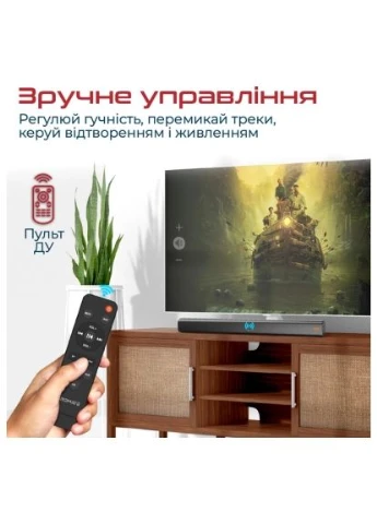 Акустическая система (streambar-60.black) Promate StreamBar-60 Black (366104425)