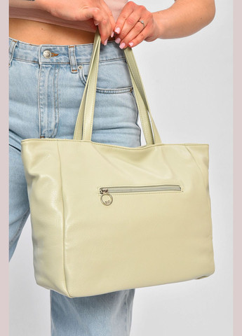 Сумка жіноча з екошкіри оливкового кольору Let's Shop (331131178)