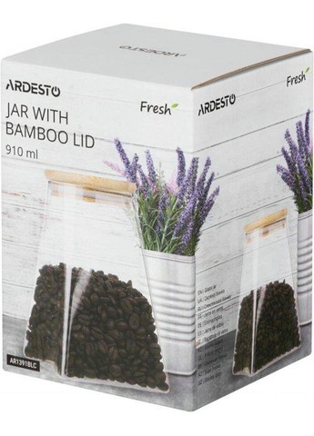 Банку для зберігання Fresh Конус AR-1391-BLC 910 мл Ardesto (327608719)