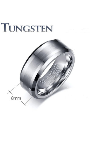 Кільце з вольфраму R-TU03-8-07 обручка (Розмір 7 США (наш 17.5), ширина 8 мм) Spikes (333698369)