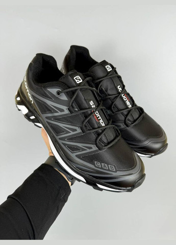 Черные зимние кроссовки зимние мужские salomon xt-6 winter gore-tex black termo fleece | саломон хт-6 черные термо с флисом No Brand