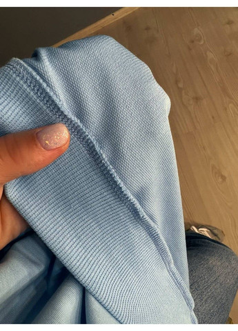 Голубой свитшот женский my city 3044 широкий оверсайз супер свободного кроя большие размеры (337665702)