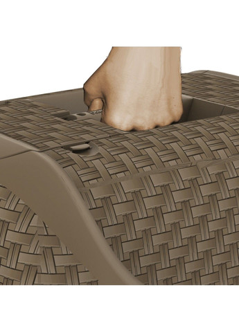 Закрытый туалет для кошек PRIVE' 41,8x50,5x39,6h, светло-серый Bama (372085217)