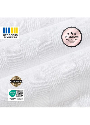 Простирадло євро 230х260 см сатин, бавовна, для готелів і дому, жакард IDEIA (364122434)