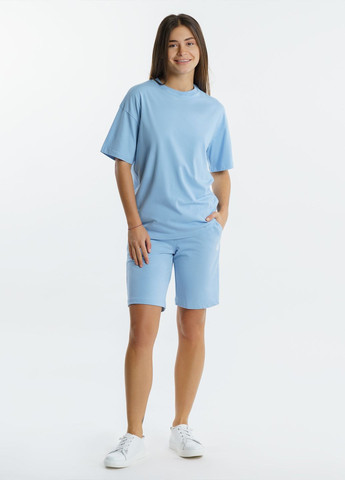 Спортивные шорты женские Freedom голубые Arber Woman shorts w5 (282844904)