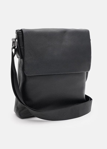 Чоловіча шкіряна сумка K13658bl-black Borsa Leather (322189772)
