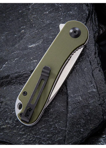 Складной нож Elementum, (7.5 см) D2 / G10 оливковый Civivi (392458175)
