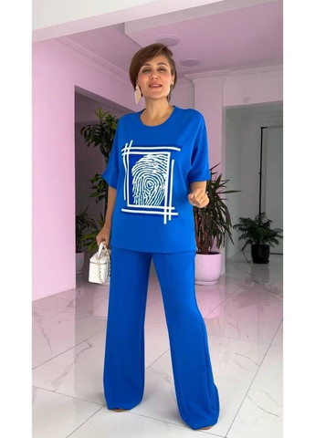 Женский костюм из трикотажа брюки палаццо No Brand (360957319)