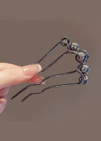 Изысканная заколка-шпилька для пучка волос с жемчужинами No Brand (342065805)