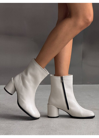 Бежевые зимняя зимние ботильоны Helen