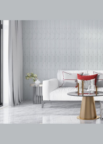 Рейка декоративна PS 2900х120х12мм Білий мармур SW-00002134 Sticker Wall (325880209)