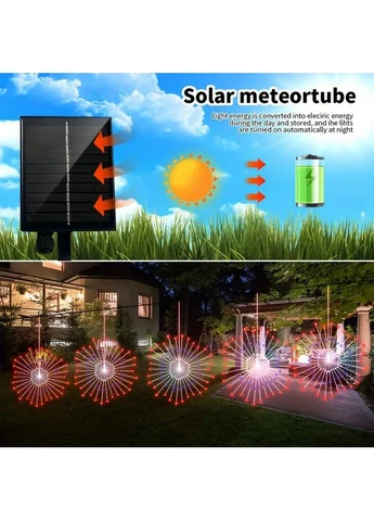 Светодиодные шаровые лампы Solar Starburst, светодиодные огни с дистанционным управлением, 8 режимов. Digital (363831832)