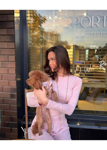 Жіночий костюм з віскози: лонгслів з вирізами + штани палаццо👉 Заміри в описі Vione (367077262)