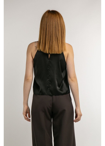 Блуза атласная с открытыми плечами CHICLY — 361946373