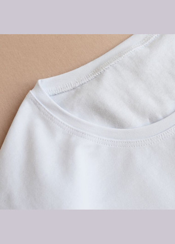 Жіноча футболка з вишивкою Леся Українка біла Ladan — 303727259