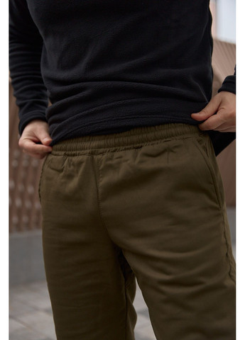 Штани чоловічі карго на флісі хакі Intruder (360072052)