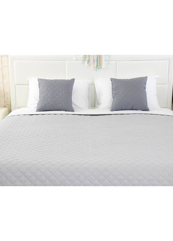 Покривало двостороннє 220x240 см - White Grey білий/сірий (21139) Руно (344449797)