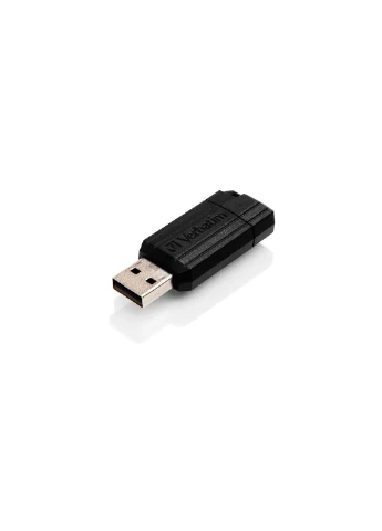 USB флеш накопичувач 64GB Store 'n' Go PinStripe Black USB 2.0 (49065) Verbatim 64GB Store 'n' Go PinStripe Black USB 2.0 (268140639)