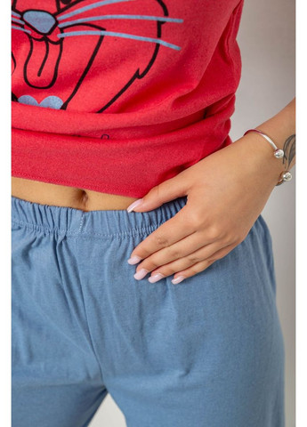 Малинова всесезон піжама жіноча з принтом Sport Line