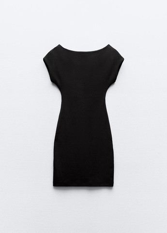 Чорна святковий сукня Zara однотонна