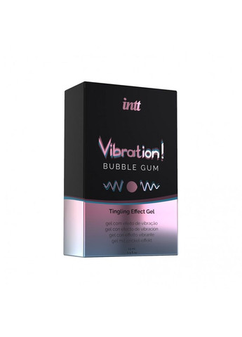 Рідкий вібратор Vibration Bubble Gum 15 мл Intt (297396440)