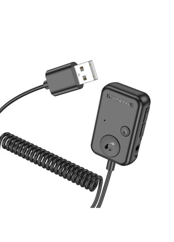 Bluetooth-ресивер BC49 June car BT FM transmitter Black Borofone (340404957)