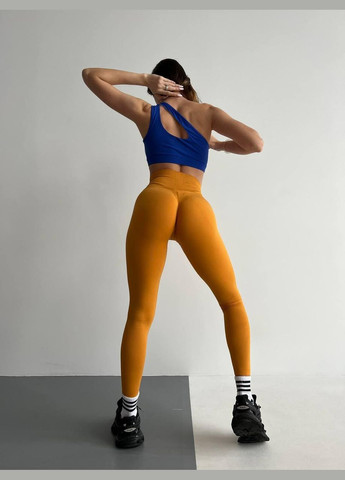 Топ «на одно плечо» с чашками, синего цвета, размер L Trends (330757726)