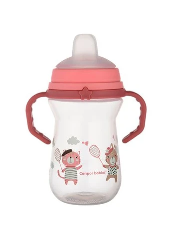 Бутылочка тренировочная FirstCup BONJOUR PARIS Blue (56/613_blu) Canpol Babies (323046928)
