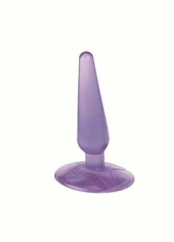 Анальна пробка 2см/10см силіконова мʼяка, стимулятор анальний, інтимні іграшка фіолетова No Brand (313241125)