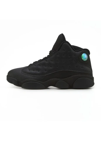 Чорні кросівки чоловічі nike air jordan 13 black найк аір джордан чорні демісезон No Brand