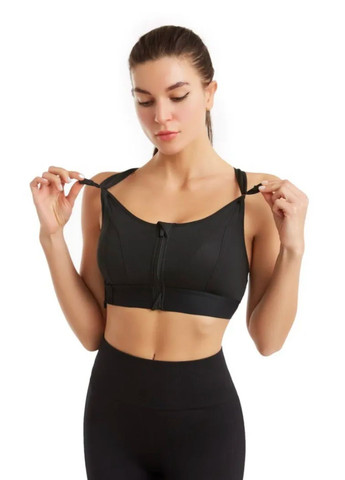 Жіночий спортивний топ із застібкою спереду для великого бюсту (70181) FitFiesta (341164016)