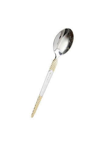 Набор чайных ложек из нержавеющей стали 6 штук серебро с позолотой. Yiwu (323641025)