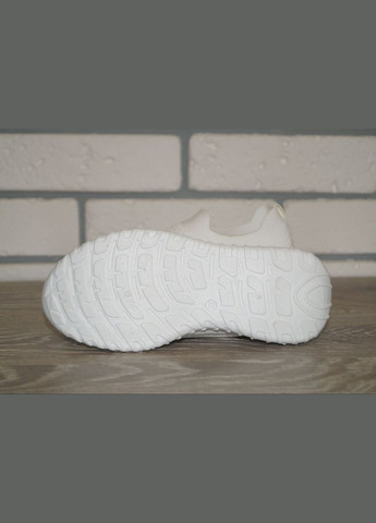 Белые демисезонные кроссовки текстильные для девочки белые BBT