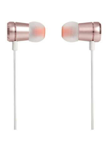 Гарнітура дротова — навушники з мікрофоном T290 рожеве золото JBL (283022561)