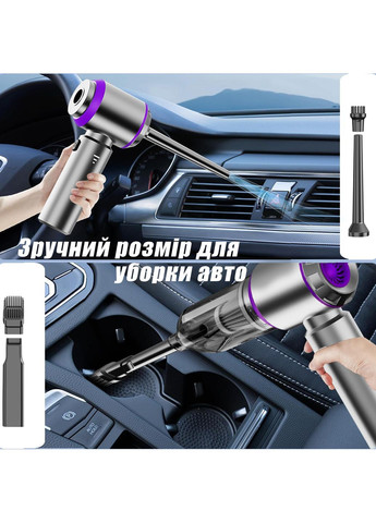 Мощный Ручной Пылесос для Машины Беспроводной Автомобильный Мини Пылесос для Авто и Компьютера Аккумуляторный Suitu (366664698)