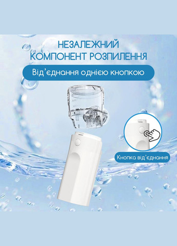 Ультразвуковой небулайзер меш ингалятор аккумуляторный ультратихий компактный для детей и взрослых Swan Swan Baby TZ-W08 (323016922)