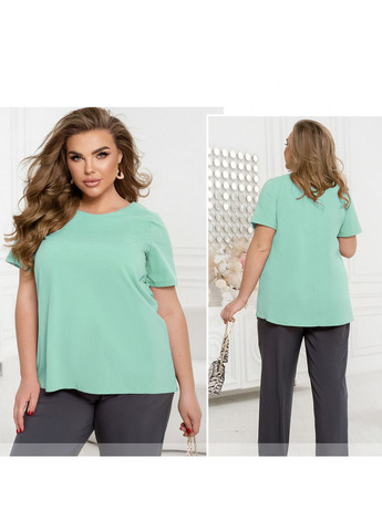 Бірюзова блуза Liton