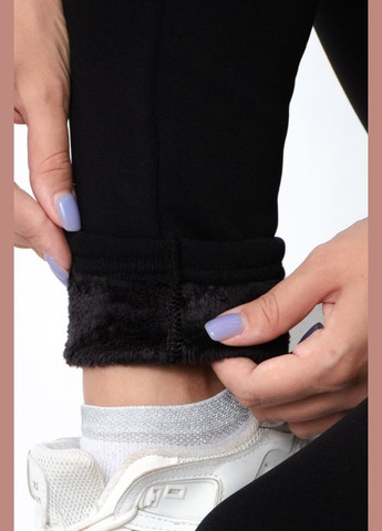 Теплые женские лосины на меху (плюс сайз) однотонные (p-18239) Носи своє (364552441)