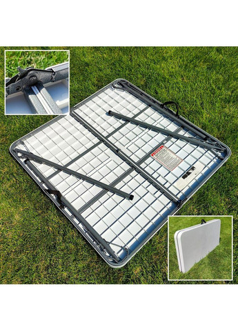 Набір мебелів складний (Стіл і 4 стільця), Білий (з сумкою) 3DPanda1540 Sticker Wall (323155497)