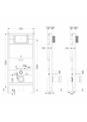 Инсталляция для унитаза i-FRAME Imprese (401620540)