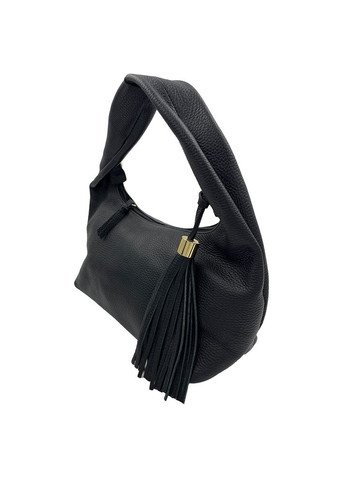 Сумка женская итальянская из натуральной кожи черная на плечо 6828801898 Felicita (364503279)