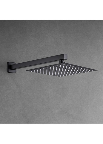 Черная душевая система с термостатом внутреннего монтажа для душа Nett TSB-473 (352261601)