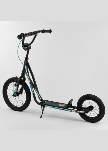 Самокат двоколісний МХ 40902, колеса надувні, ручне переднє гальмо (6800083409025) Corso (292708200)