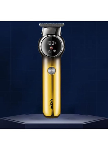 Беспроводная машинка для стрижки с дисплеем аккумуляторный триммер с комплектом насадок и USB портом (MS200) VGR (361029173)