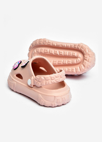 Кроксы детские пудрового цвета Let's Shop (328386666)