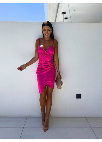 Розовое праздничный платье из шелка армани – роскошь и элегантность ✨ (замеры в описании) DK/DL Мода без кордонів однотонное