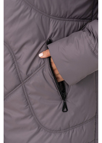 Светло-коричневая зимняя пальто прямого силуэта еврозима all posa (ap102136p) A'll Posa